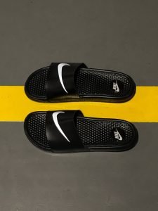 Шльопки масажні чорно-білі