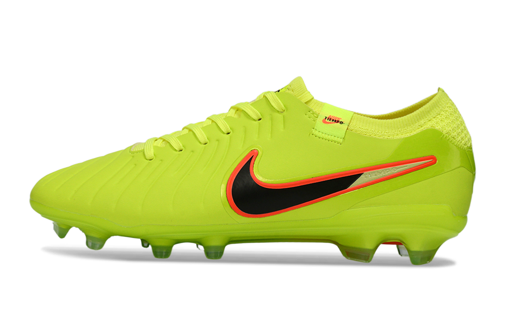Футбольні бутси Tiempo Legend 10 FG, салатові (копи для футболу)