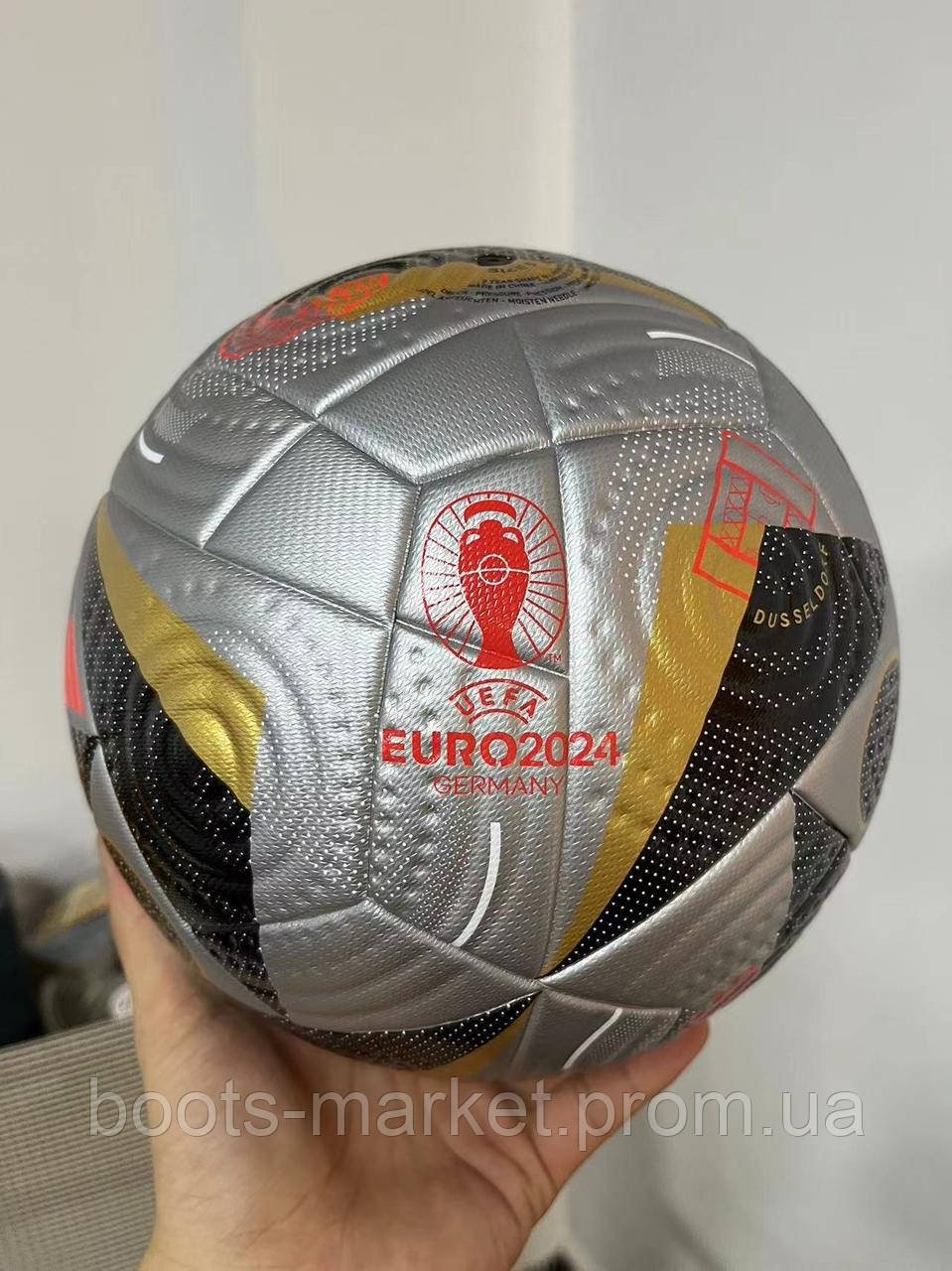 Футбольний м'яч EURO24 Fussballliebe Final OMB / футбольний м'яч євро 2024