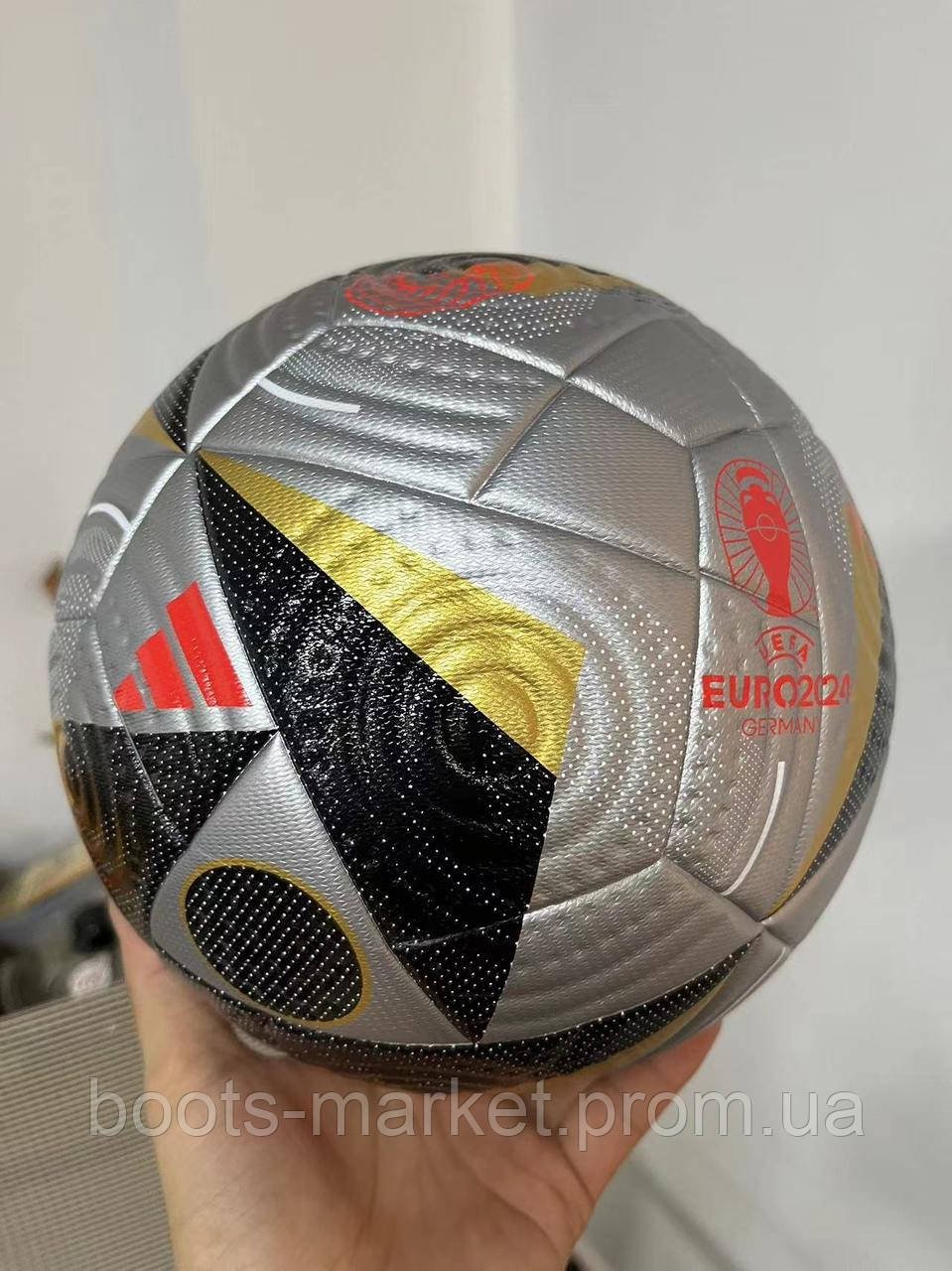 Футбольний м'яч EURO24 Fussballliebe Final OMB / футбольний м'яч євро 2024