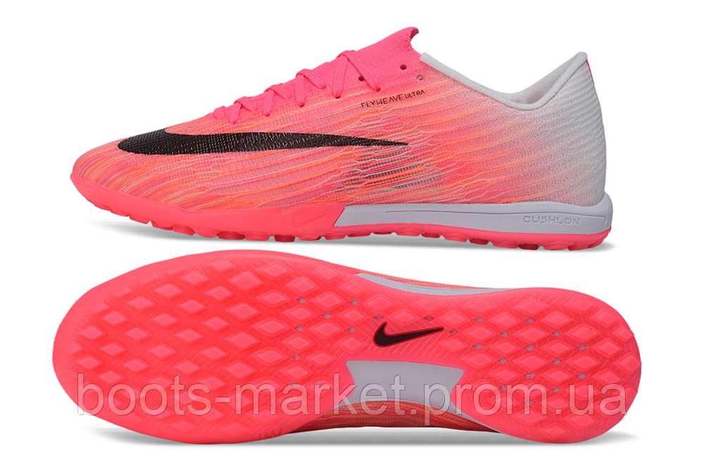 Футбольні сороконіжки Air Zoom Mercurial Vapor XV TF рожеві