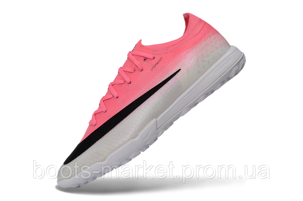 Футбольні сороконіжки Air Zoom Mercurial Vapor XV TF рожеві з білим