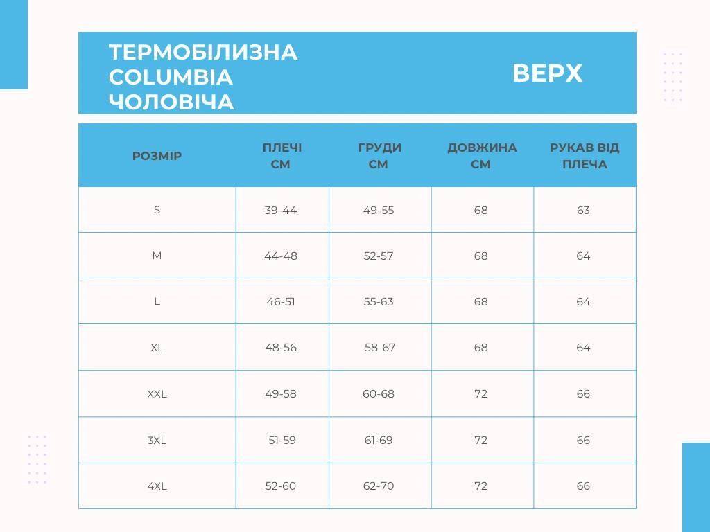 Термобілизна чоловіча на флісі